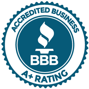 BBB a+ paint company badge